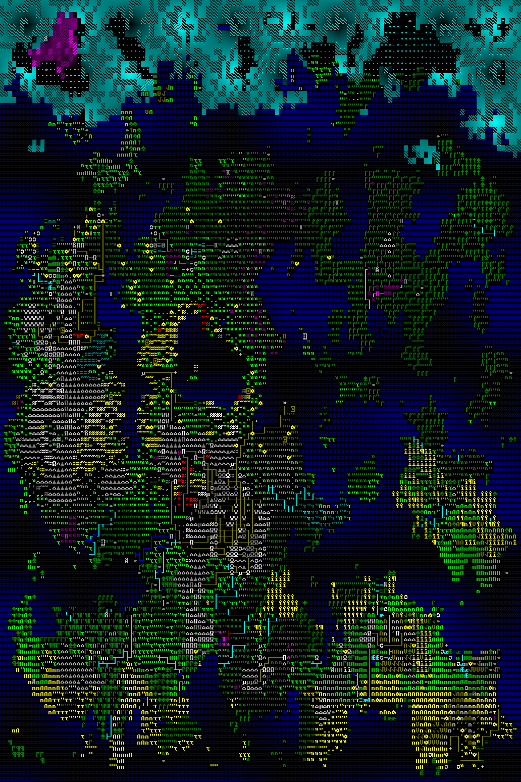 water dwarf fortress ascii
